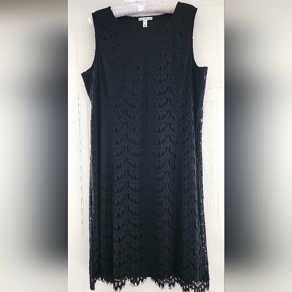 Isaac Mizrahi Live Midi Lace Dress XL NWOT